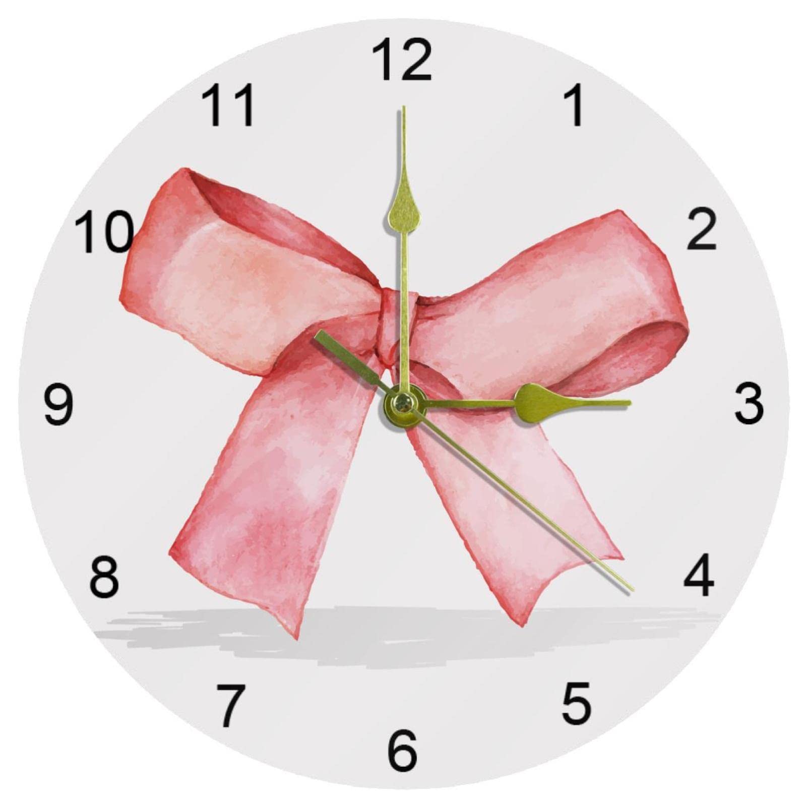 Horloge murale silencieuse facile à lire pour en finir avec le tic-tac