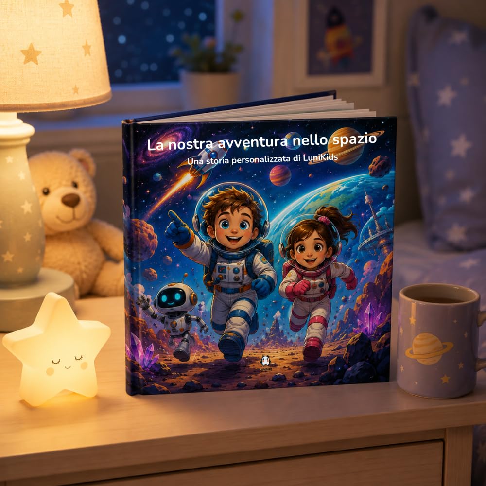 Libro per Bambini Personalizzato in Stile Fumetto – Storia Unica e Illustrazioni Personalizzate | Avventura su Misura con Nome, Personaggio, Tema e Trama | Regalo per Bambini (Copertina flessibile)