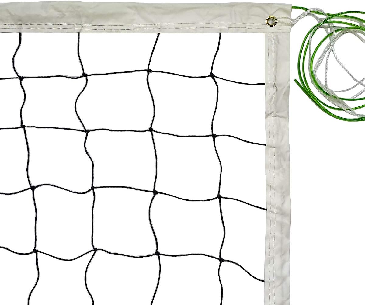 Volleyball Net,Classic Pool Sand Volleyball Net Replacement Netting System Standard Size (32 FT x 3 FT) Poles Not Included