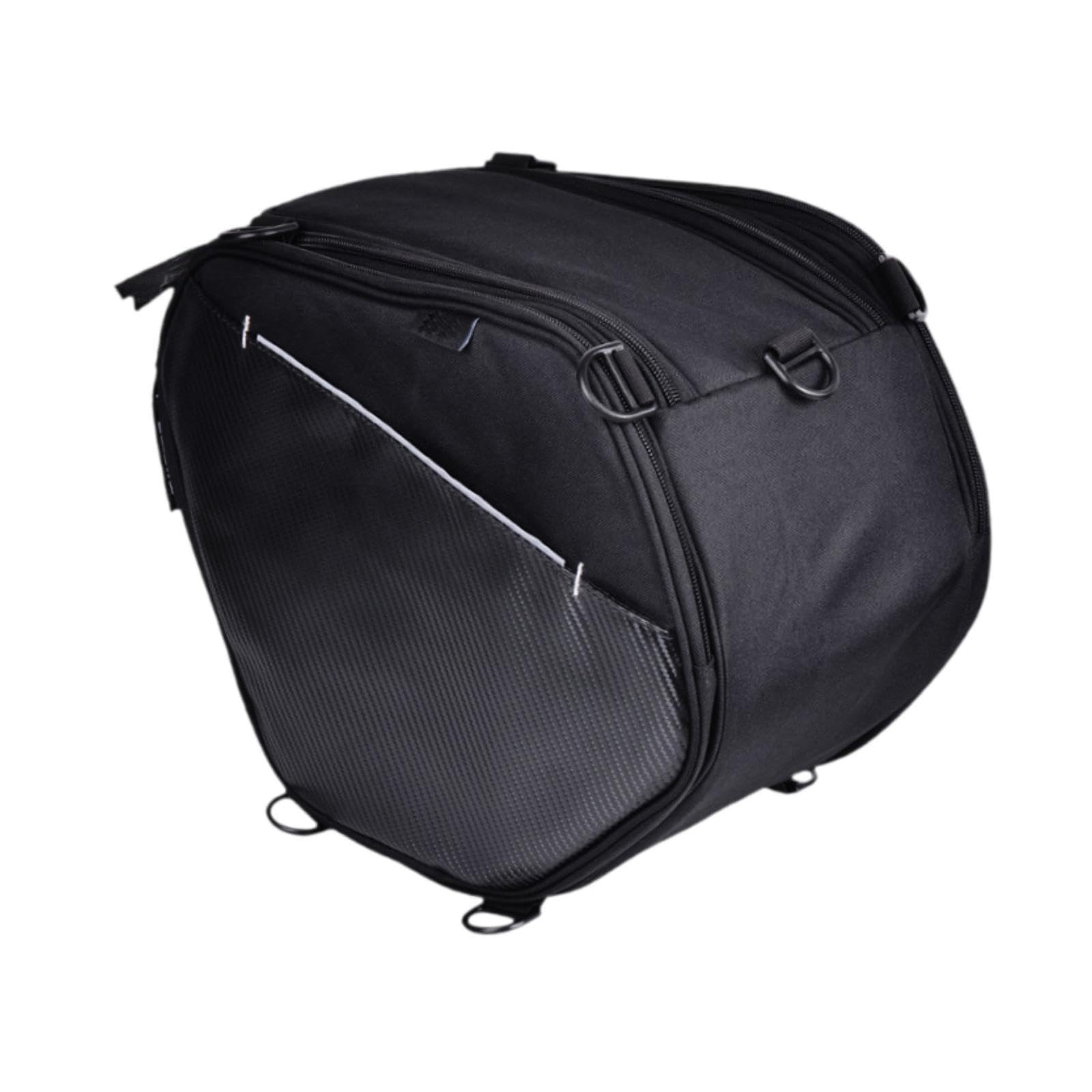 jojomis Motorcycle Tank Bag Luggage Storage Easy to Install Zipper Dustproof Waterproof for Repair Tool Travel Black