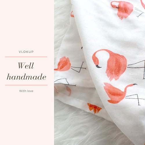 Miniatura 7 de Baby Play N Pack - Funda de muselina para corral, sábanas portátiles para cuna, funda de colchón convertible para niñas por Vlokup, flamenco