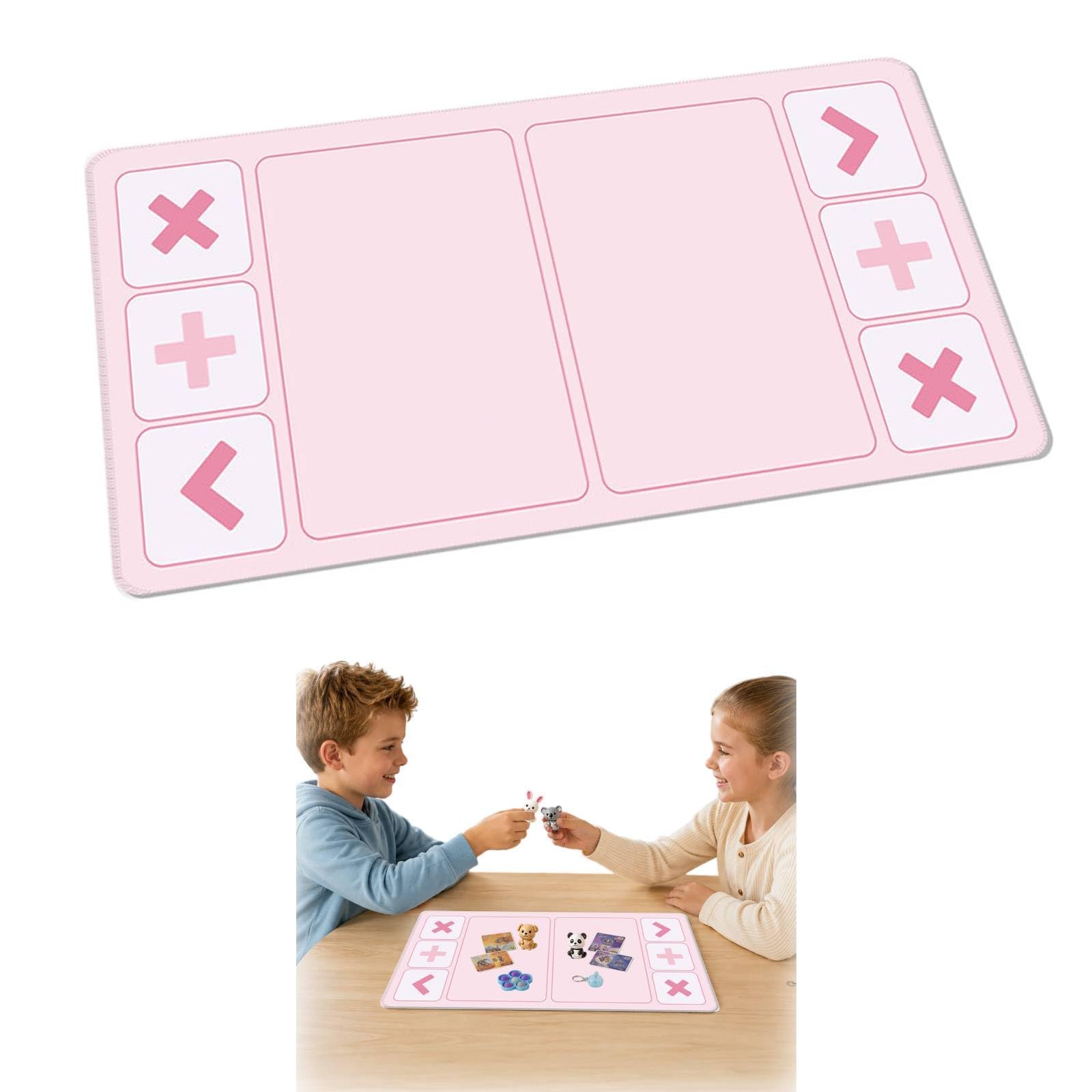 Fidget Trading Board Mat, Fair Fun Trade Station Game Pad，Pink