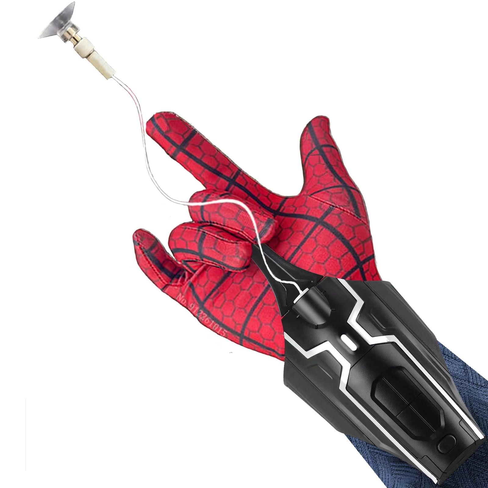 Spider Web Shooter Toy 2.0 Upgrade, Spider Launcher Glove with 9.8 Foot Range - Cool Gadgets for Real Silk Superhero Role-Play - Fun Gift for Men, Teens, and Kids Cosplay