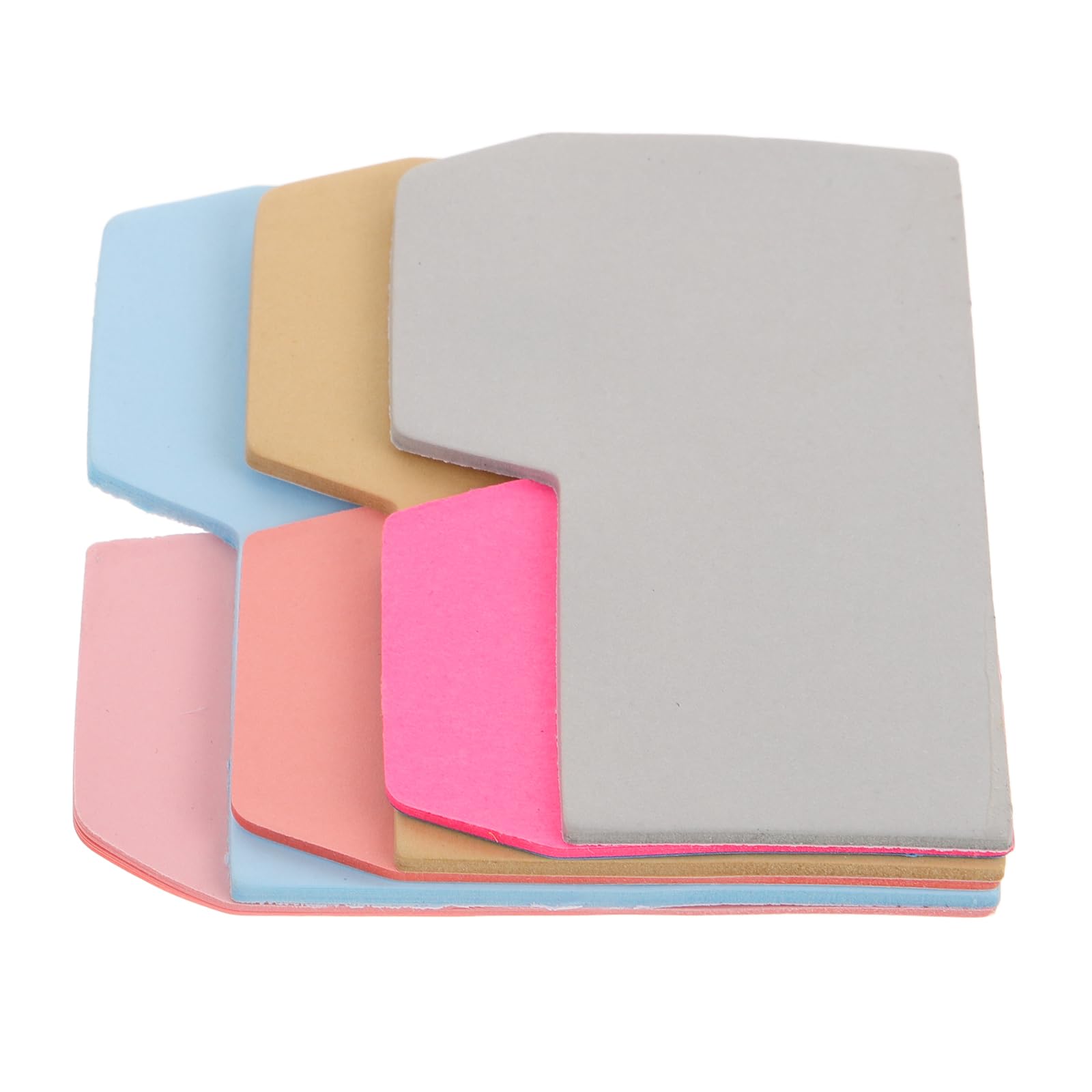 NUOBESTY 1 Pack of 90Pcs 6-Color Divider Sticky Notes Index Note Papers Writable and Repositionable Take Notes and Mark Pages for Home Office School