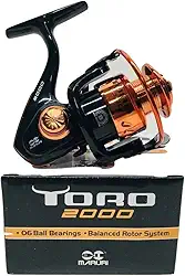 MOLINETE MARURI TORO 2000-6 ROLAMENTOS - PESCA LEVE - GOLD