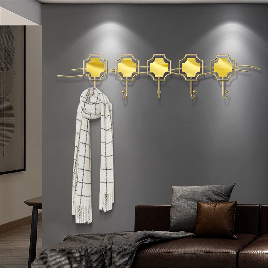 Percha de abrigos con gancho nórdico para paraguas, ganchos de pared montable para abrigo, sombrero, decoración, organización de puerta de pared, unisex