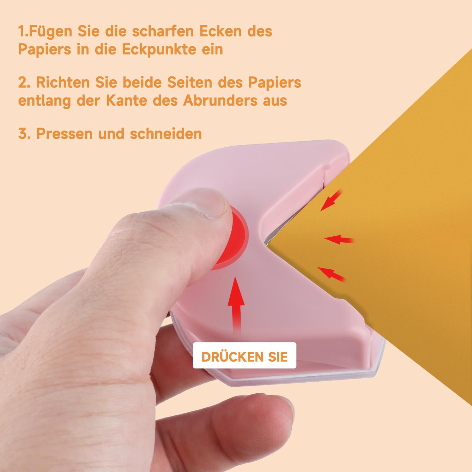 Eckenabschneider 4mm Für Fotos & Karten | Professioneller Fotoeckenschneider Für Scrapbooking & Basteln