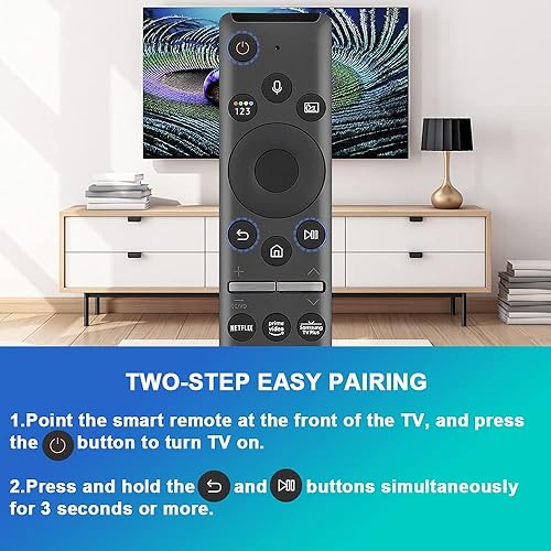 Miniatura 6 de Gvirtue Control remoto por voz para Samsung TV, para todos los televisores inteligentes Samsung LED QLED UHD SUHD HDR LCD HDTV 4K 3D curva, con