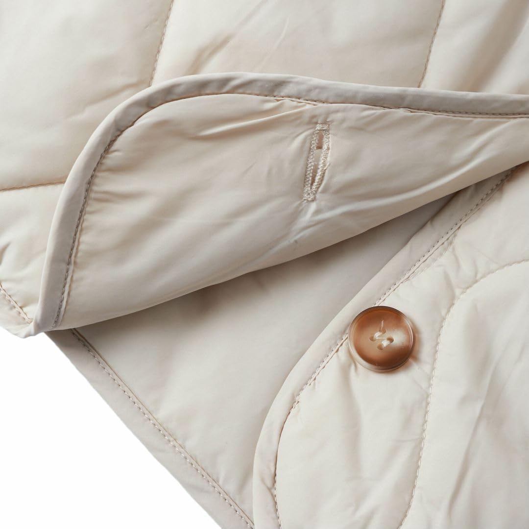 Amazhiyu Women's Lightweight Quilted Puffer Vest Sleeveless Button Padded Gilet