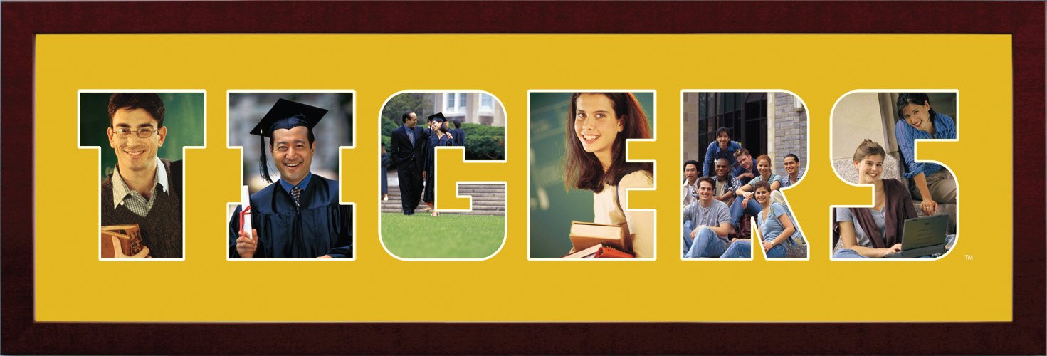 Campus Images MO999SSCF Missouri Tigers Spirit Collage Frame