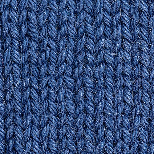 Cavayoma 100% Baby Alpaca Yarn Light Worsted In 35+ Colors (Itch-Free) #3 Dk Weight Yarn For Knitting & Crocheting Set Of 6 Skeins (300G, 10,5Oz) Hand Selected Quality From Peru - Nighttime Blue #TOP4