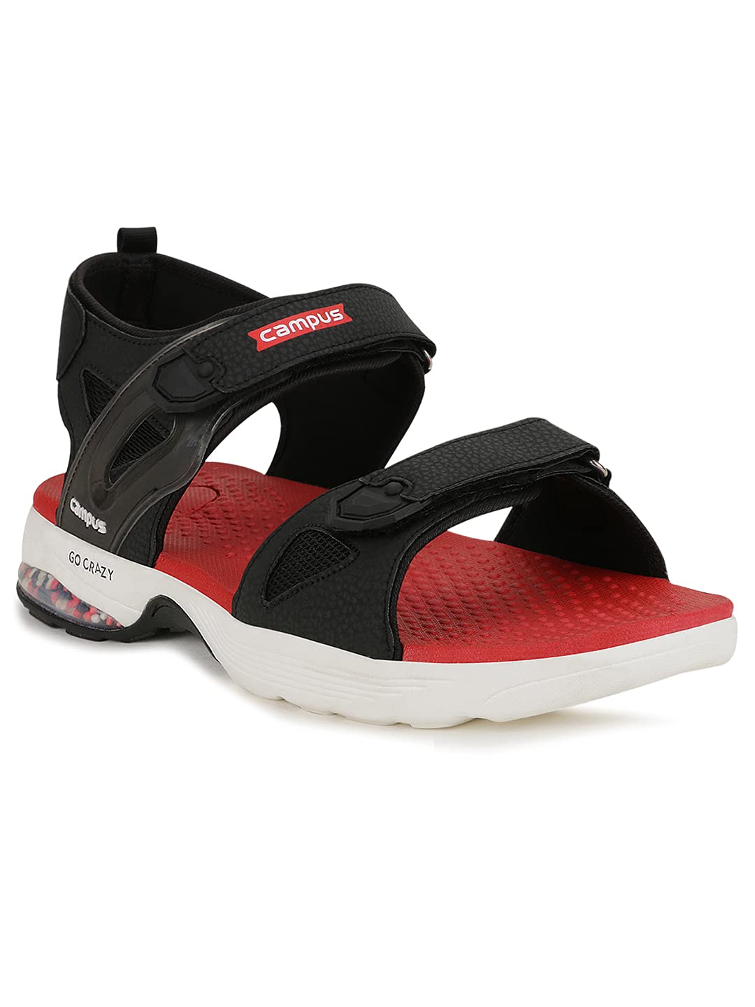 Campus Mens GC-10 BLK/RED Outdoor Sandals - 9UK/India GC-10 (B0965GT3Q3) Amazon Price History, Amazon Price Tracker