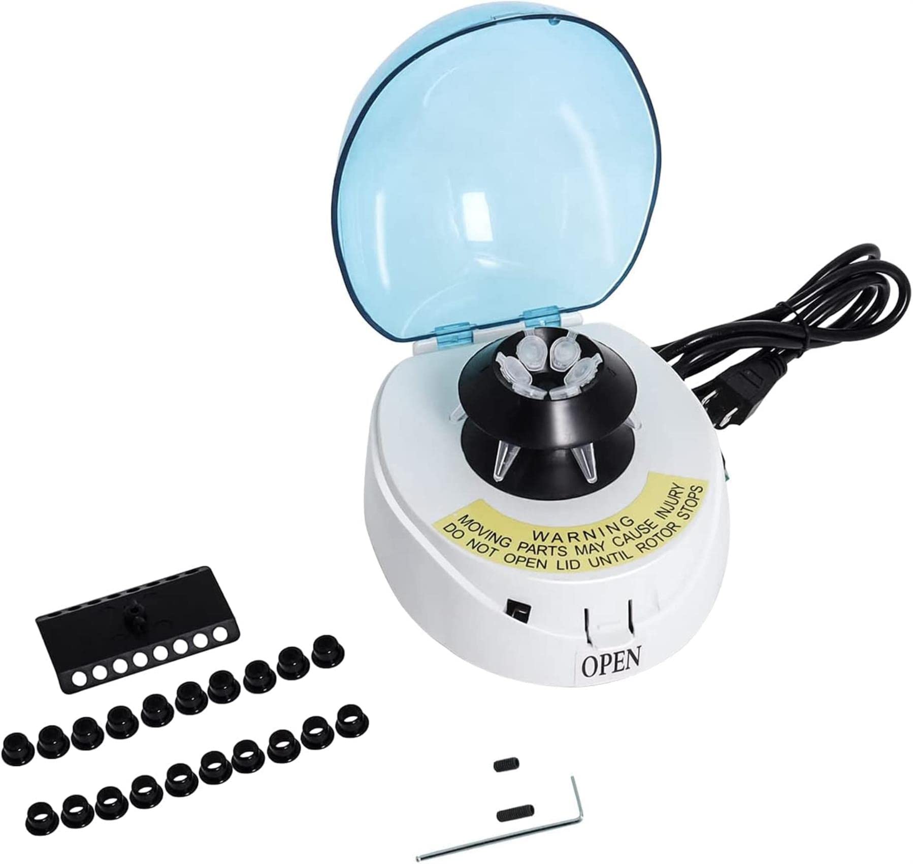 Máquina centrífuga eléctrica, centrífuga de Mesa de Laboratorio, Mini Laboratorio de centrífuga de Escritorio portátil, para Tubos de centrífuga de 2 ml/1,5 ml/0,5 ml/0,2 ml