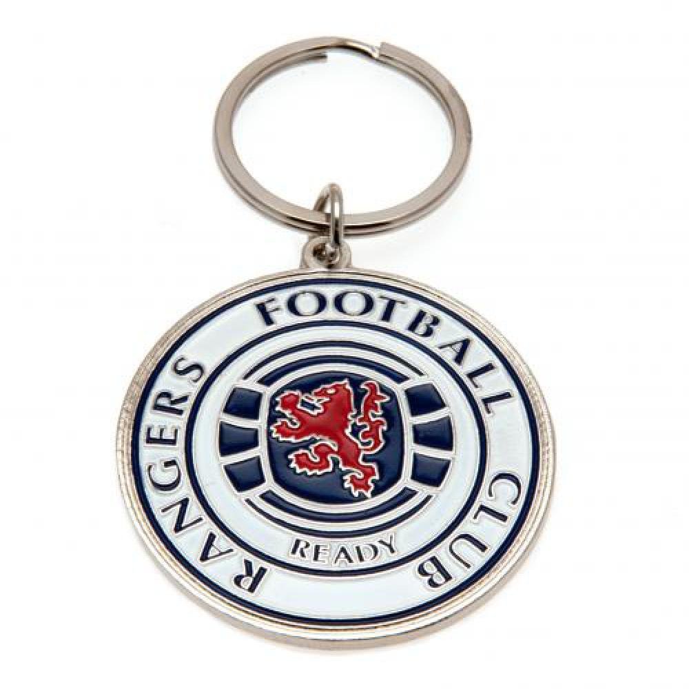 Rangers F.c. Blau Official Rangers Fc Keyring