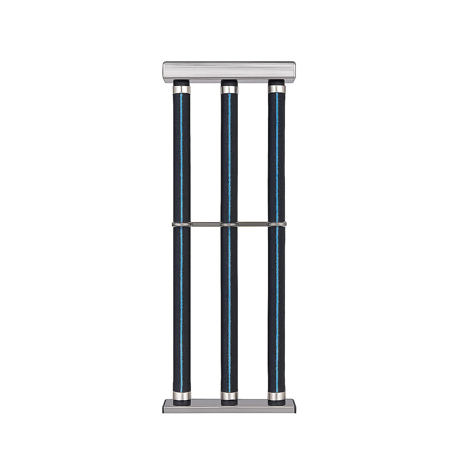 Diffuseur d'air nano rectangulaire 40 cm – 3 rangées – avec base en acier inoxydable et tuyau en PVC de 4 m – pour ventilation de bassin, aquaculture, hydroponique, silencieux et efficace (3