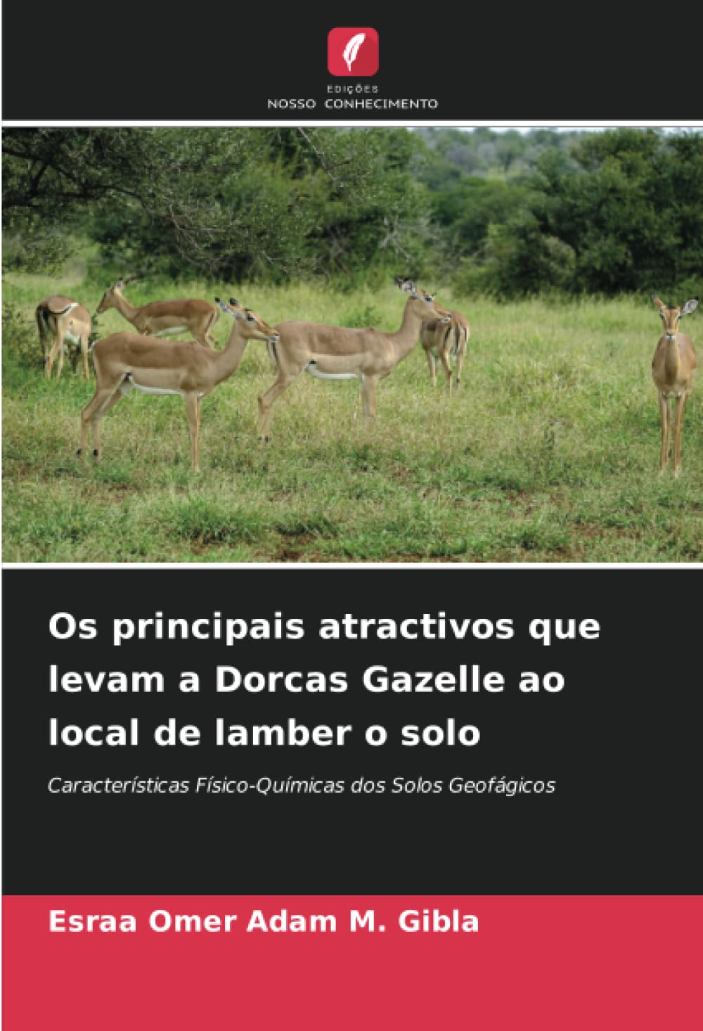 Os principais atractivos que levam a Dorcas Gazelle ao local de lamber o solo: Características Físico-Químicas dos Solos Geofágicos