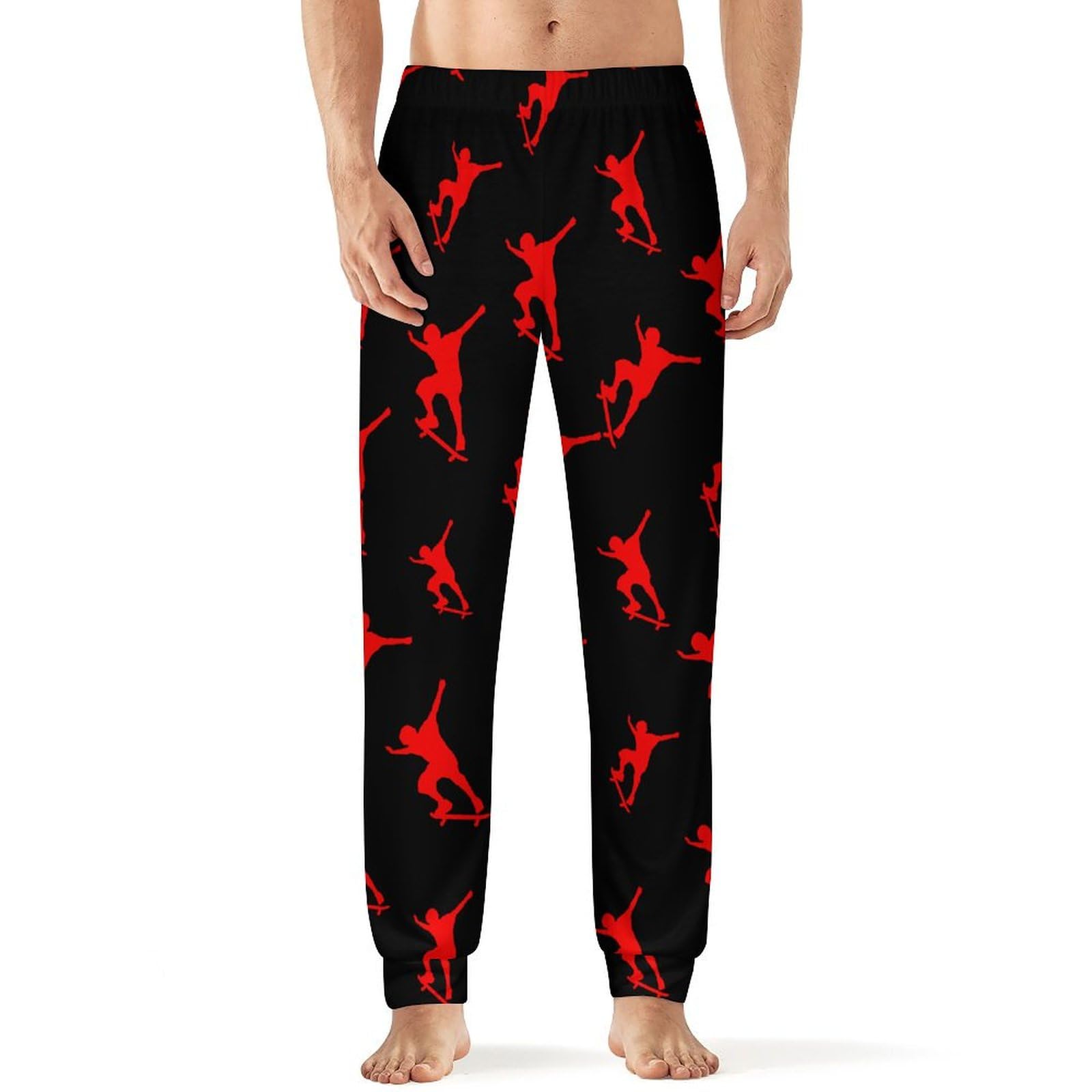 Waficac Unisex Kids As Pic Street Skateboard Boy Warm Mens Pajama Pants Elastic Waist Lounge Sleep Pj Bottoms Lightweight Joggers