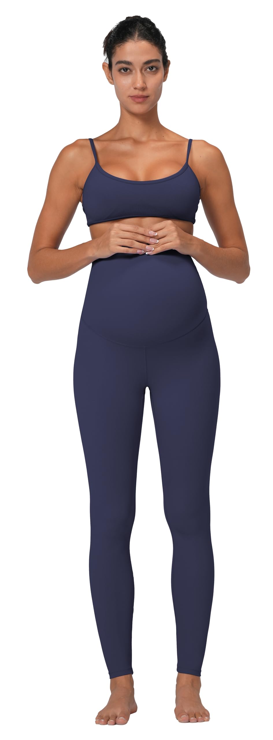 Sunzel Sunzfly - Leggings de maternidad para mujer, sobre el vientre, suaves, pantalones de yoga para embarazo, para otoño, entrenamiento, descanso, Grafito, X-Large