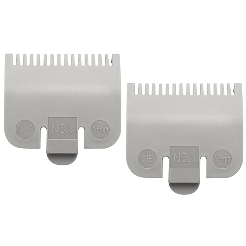 Protector de repuesto para Wahl Clipper Guards Set de cortapelos y recortadora, peine guía de cortapelos #3137-101 - Gris #1/2-1/16" (1.5mm)