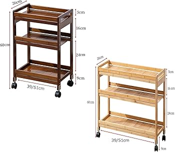 604 木製 3段キッチンワゴン キャスター付き Amazon.co.jp: キッチン 604 木製 3段キッチンワゴン キャスター付き Amazon.co.jp: キッチン