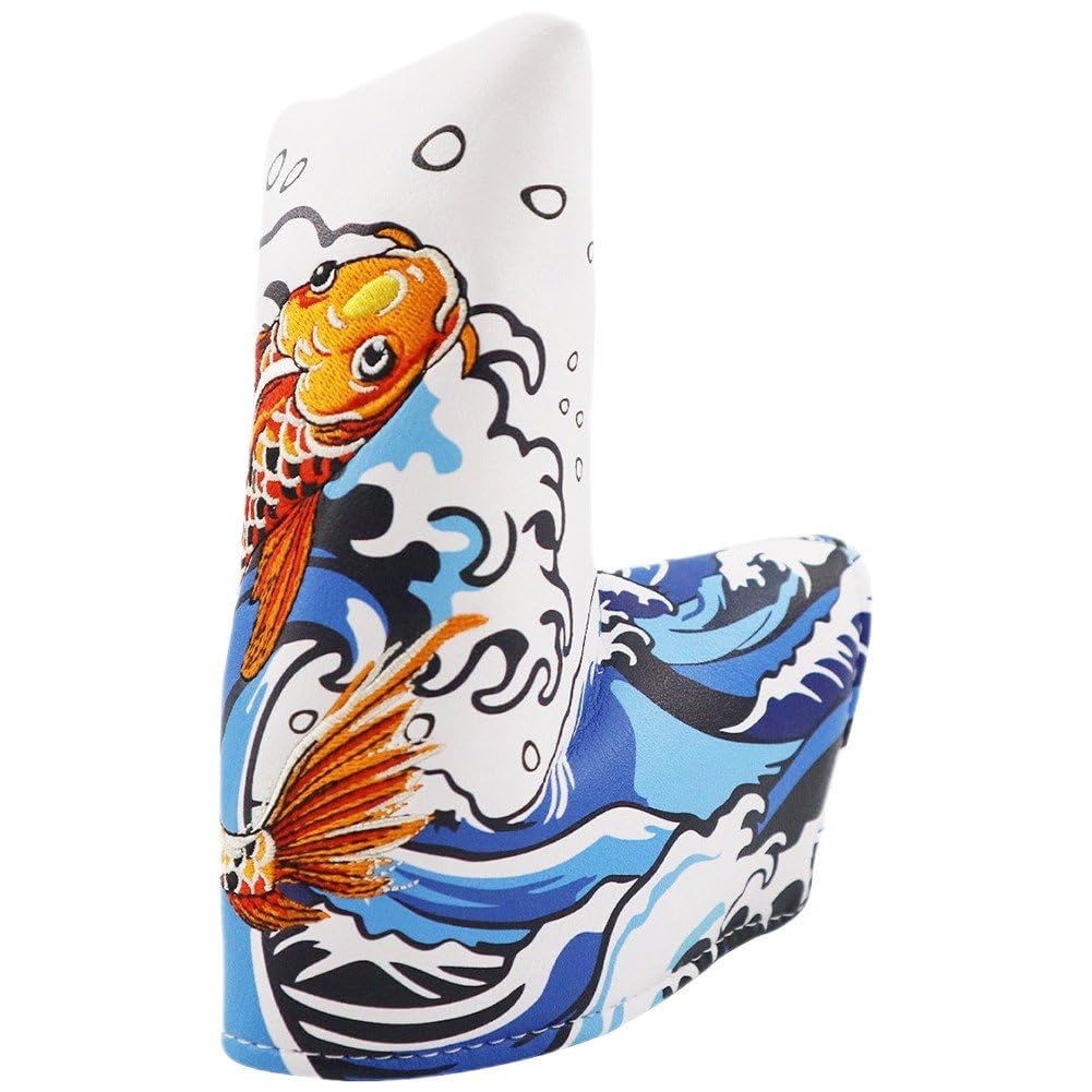 Couvre-club de golf poisson en cuir PU imperméable : protégez vos drivers contre les intempéries