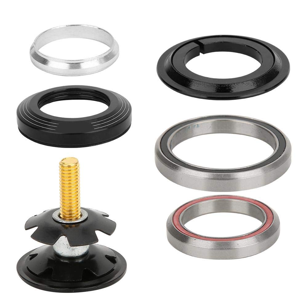 1 jeu de casque de vélo 42 mm 52 mm conique tube droit pour vélo de montagne accessoire de roulement