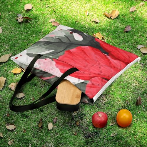 Couverture de plage imperméable et pliable avec zip pour extérieur - 6