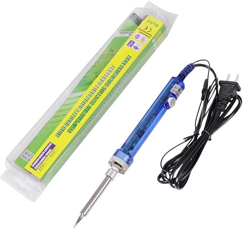 Yescom Temperatura ajustable eléctrica de la soldadura de la estación de soldadura del arma del hierro del PDA 60w