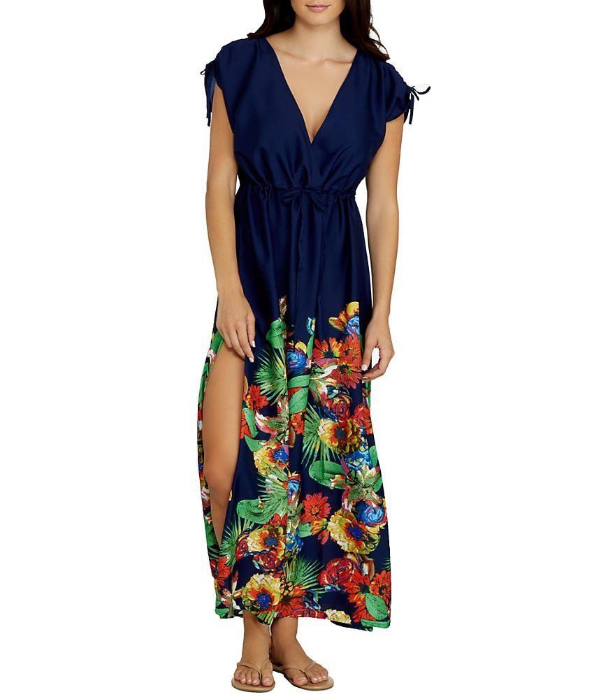 Fantasie Cayman Maxi Beach Dress FS5692 Long Sleeveless Multi (MUI) S