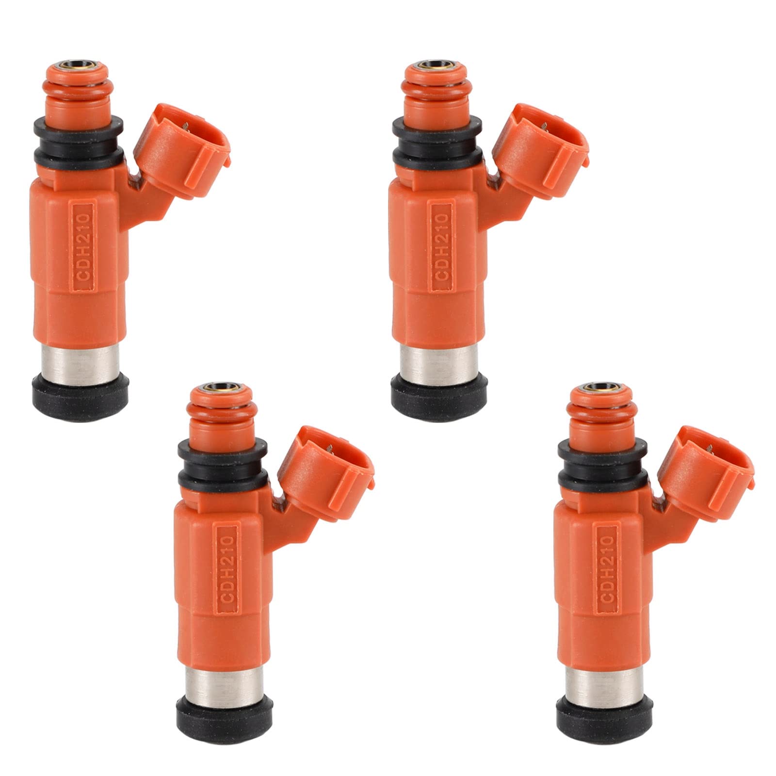 4PCS Injecteur de Carburant INP-771 68V-8A360-00-00 pour Yamaha Hors-Bord 115 HP CDH210