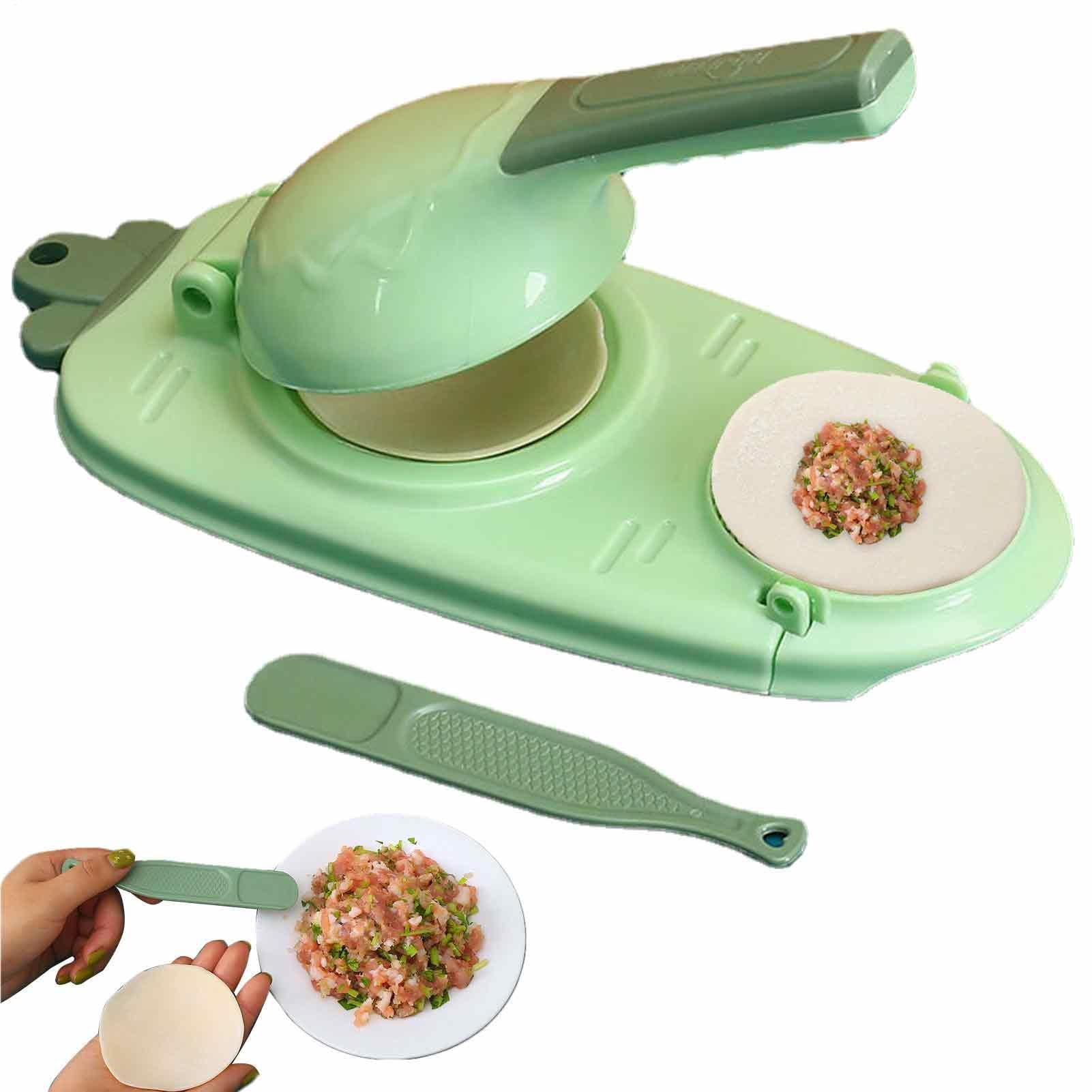 Macchina 2 in 1 per formatrice Dumpling Maker manuale, stampa forma di gnocchi, formatrice per pasta con rotolo, macchina per gnocchi, Empanada Pierogi Jiaozi Pasta Maker, Gnocchi stampo da cucina