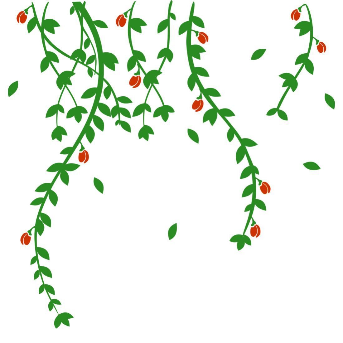 Asian Paints Wall-Ons Floral Creepers Wall Sticker (PVC Vinyl, 0.01 cm x 76.2 cm x 30.48 cm, Multicolour) (B0743JSFRM) Amazon Price History, Amazon Price Tracker