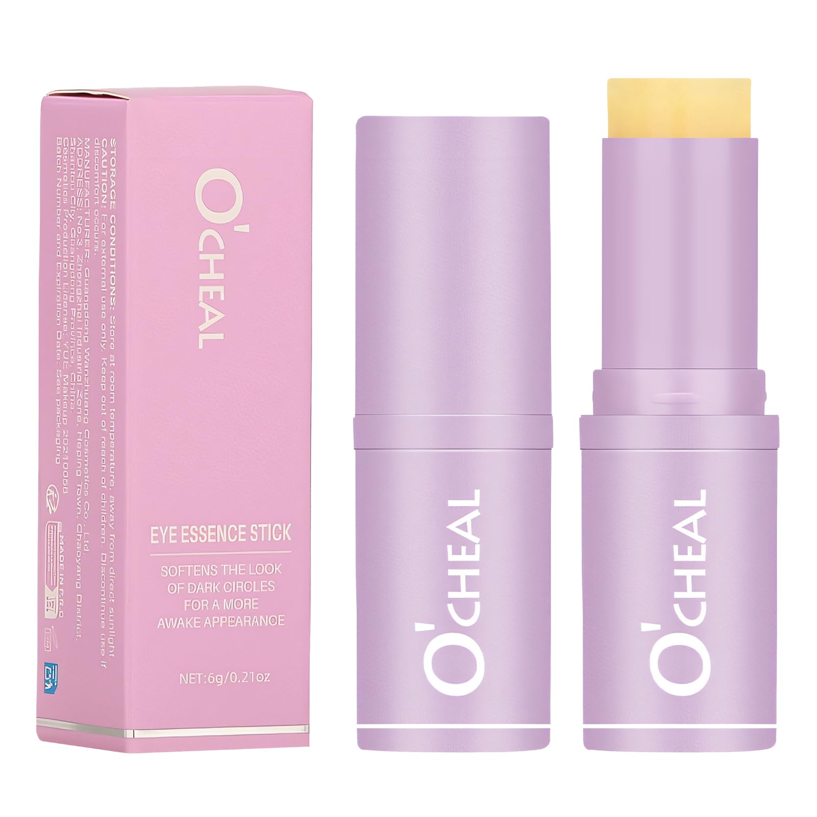 Multi Balsamo Viso e Occhi, Stick Idratante Anti-Rughe con Oli Naturali, Effetto Tensore per Contorno Occhi Fresco, Riduce Borse e Occhiaie, Attivo contro Rughe e Disidratazione