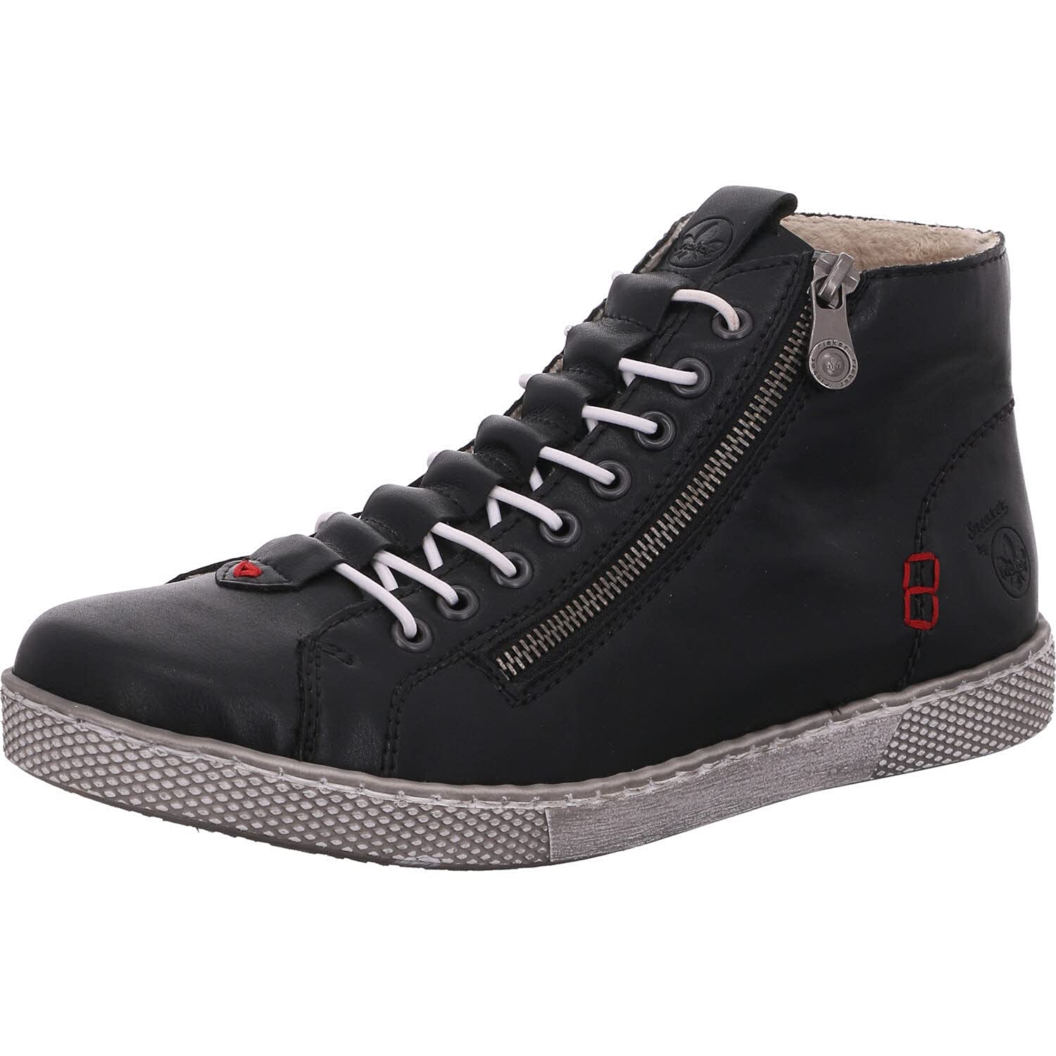 Rieker 47573, Botas Cortas Mujer, Negro, 36 EU