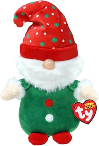 Miniatura 1 de TY Beanie Boo GNOLAN - Gnomo de Navidad con sombrero - 6"