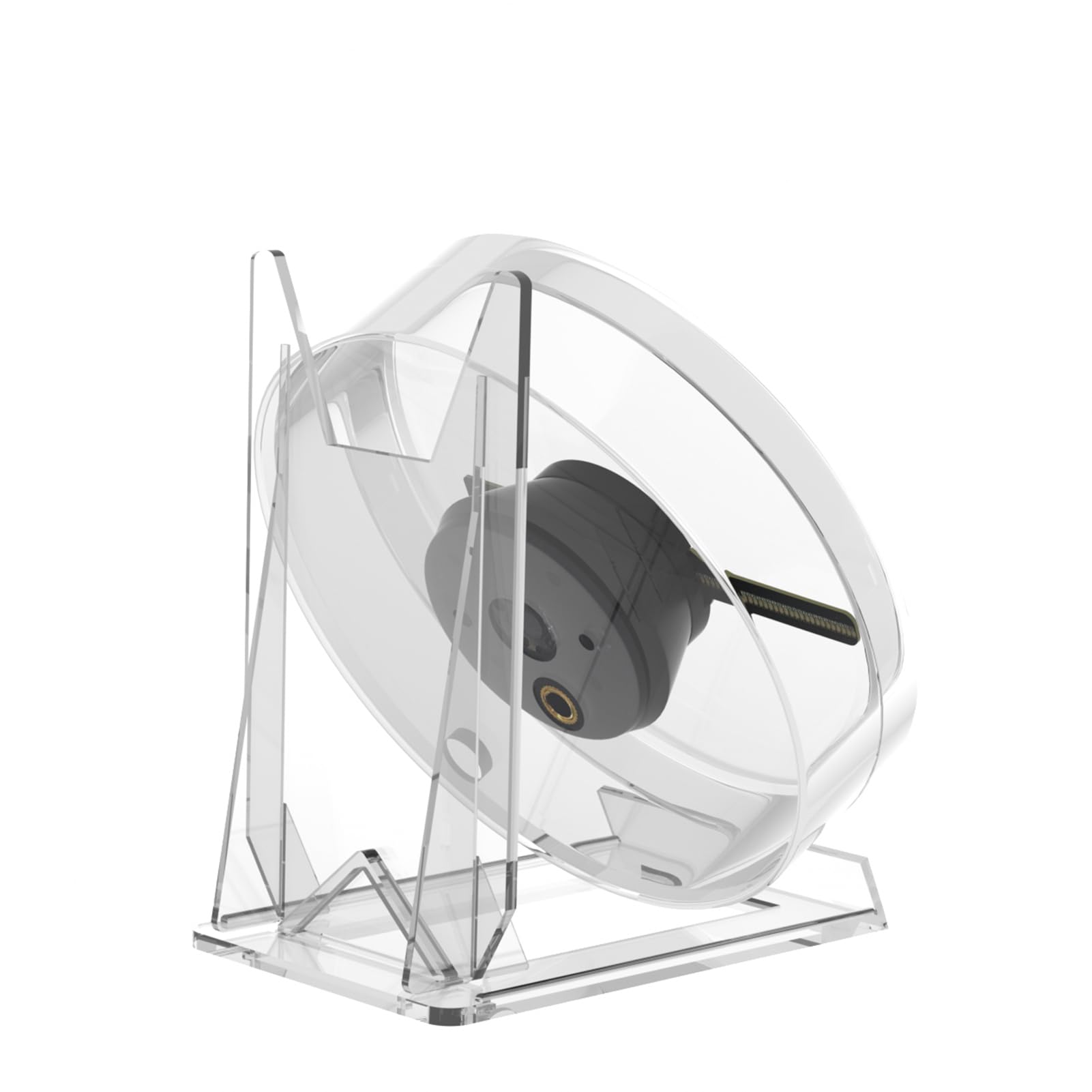 Elprico 3D -Hologramm -Lüfter mit Desktop -Basis und Bluetooth -Lautsprecher, LED -Holographic -Projektor für Werbeanzeige und Wohnkultur