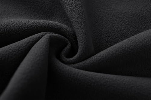 Miniatura 7 de BIYLACLESEN Chaqueta de forro polar para hombre, chaquetas tácticas militares softshell, abrigos de invierno cálidos con cremallera completa,