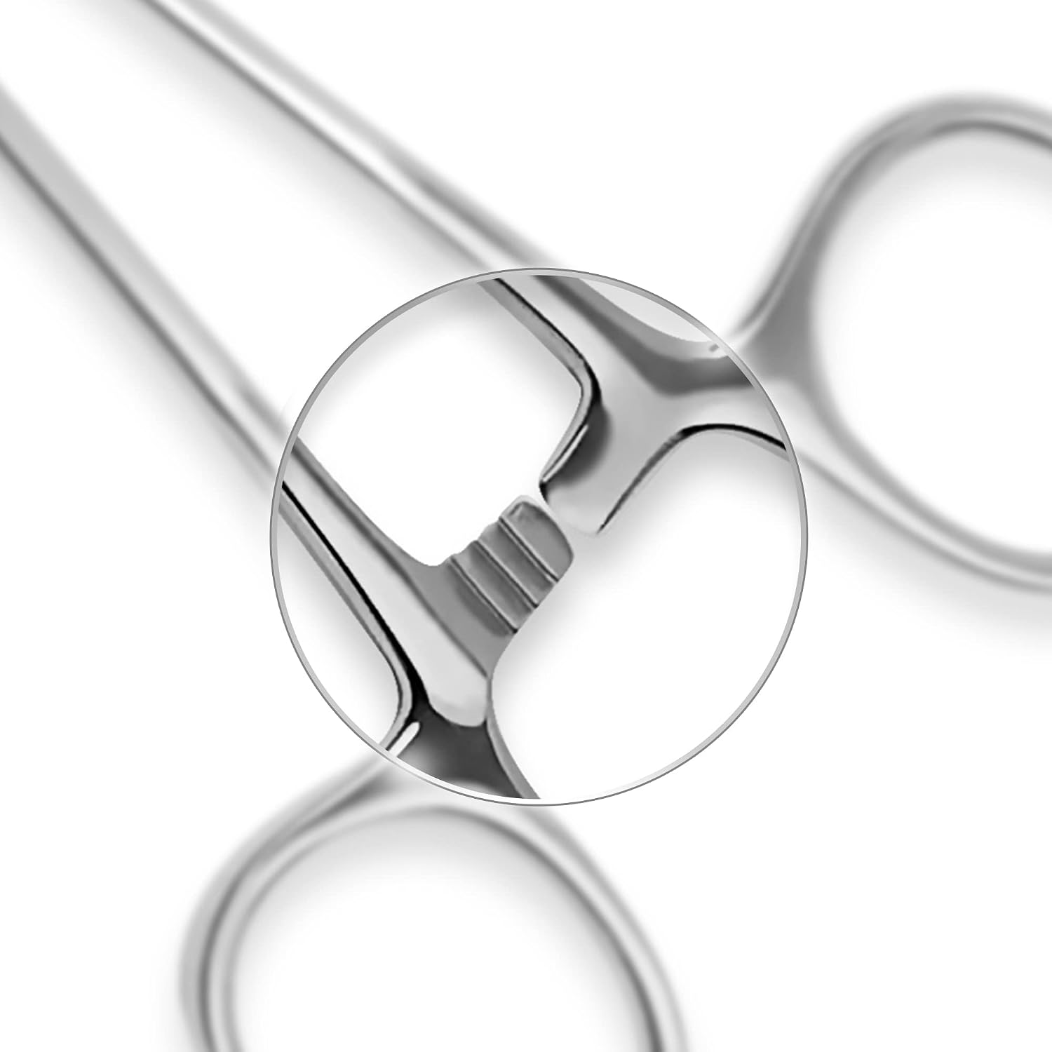 SURGICAL ONLINE Durable 4-Piece Straight Hemostat Set - High Quality Stainless Steel, Autoclavable, Precision Tips, Serrated Jaws, Three Locking Positions (3.5”, 5”, 6.25”, 8")