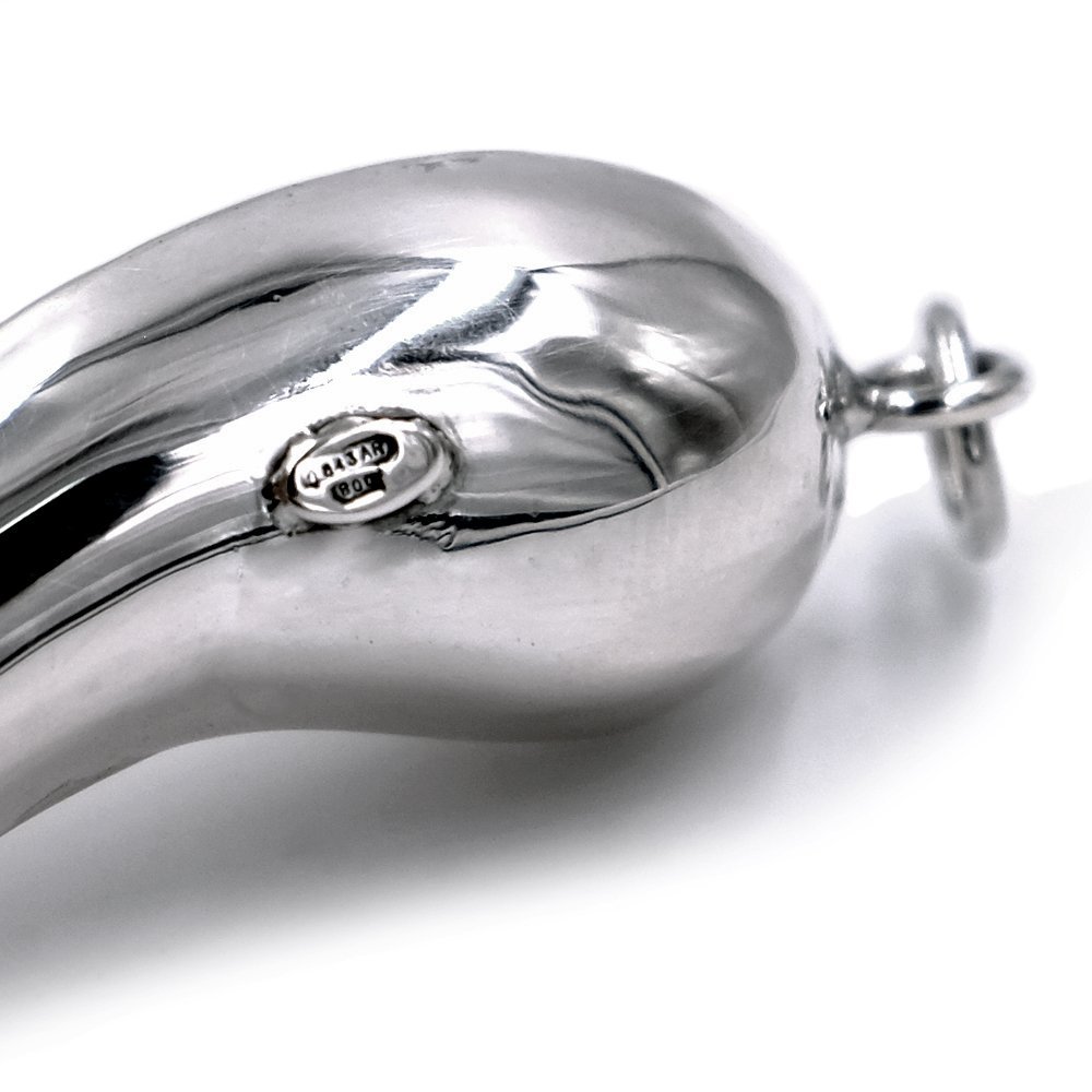 Ciondolo Corno Portafortuna in Argento 800