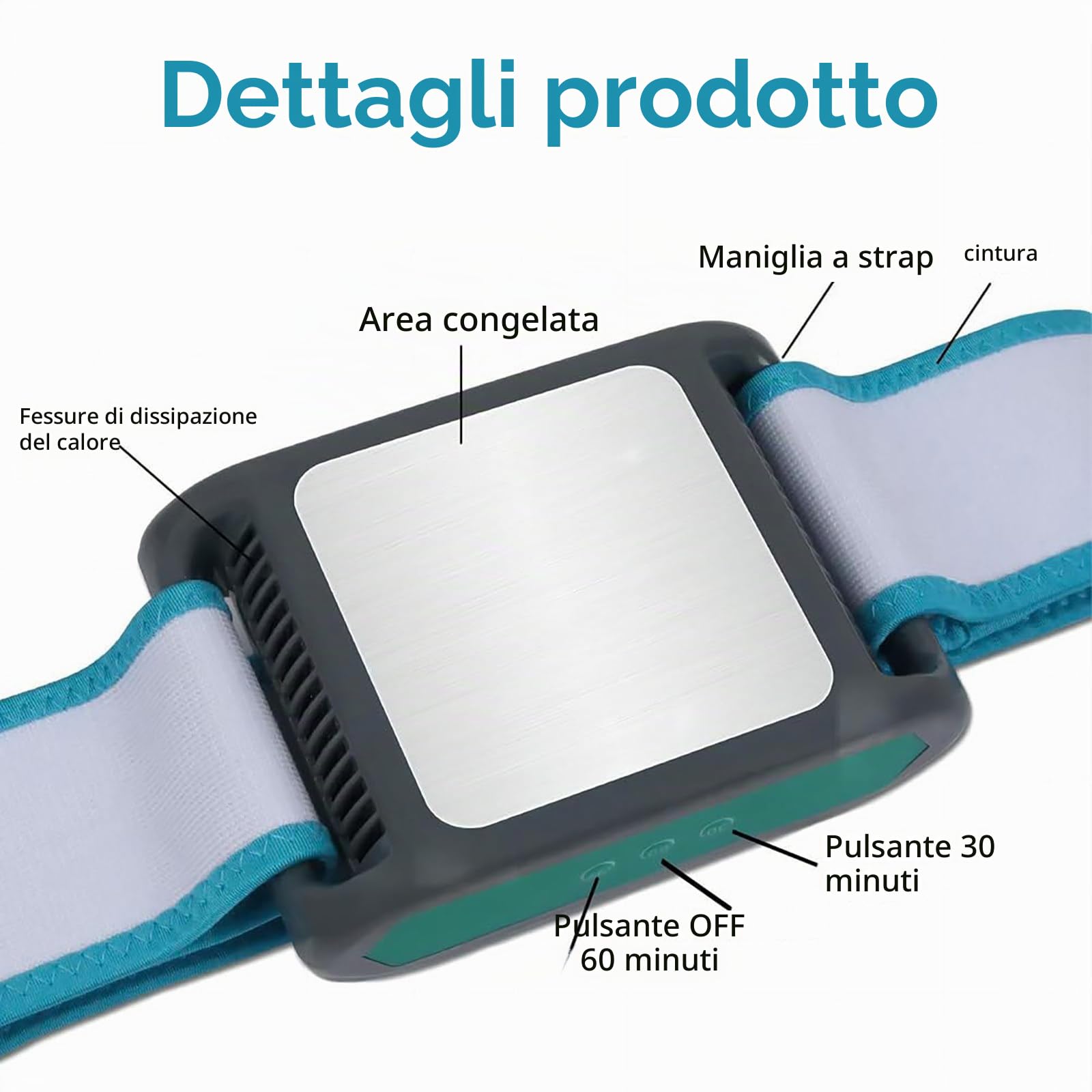 Congelatore di Grasso Domestico, Macchina per La Criolipolisi per Modellare Il Corpo, Timer da 30min/60min, Brucia Grassi Addominali, per Addome, Braccia, Cosce, per Uomini E Donne