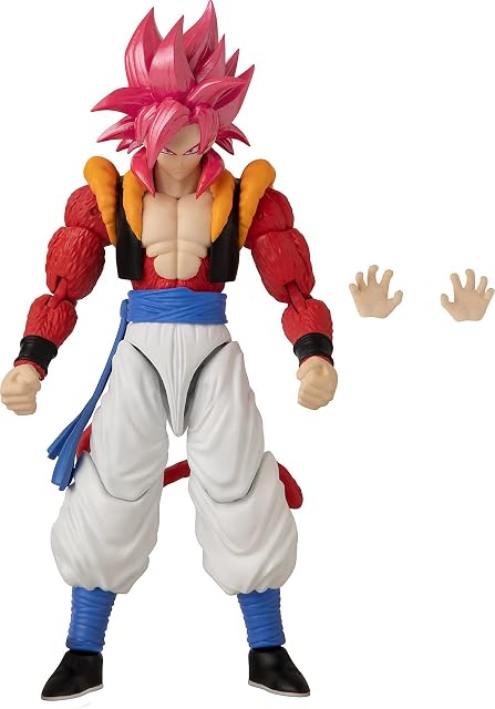 Bandai Dragon Stars Figures Super Saiyan 4 Gogeta | Dragon Ball Super Gogeta Action Figure | 17cm Articulated Dragon Ball Figure | Bandai Dragon Stars Anime Figures | Anime Gifts And Anime Merch