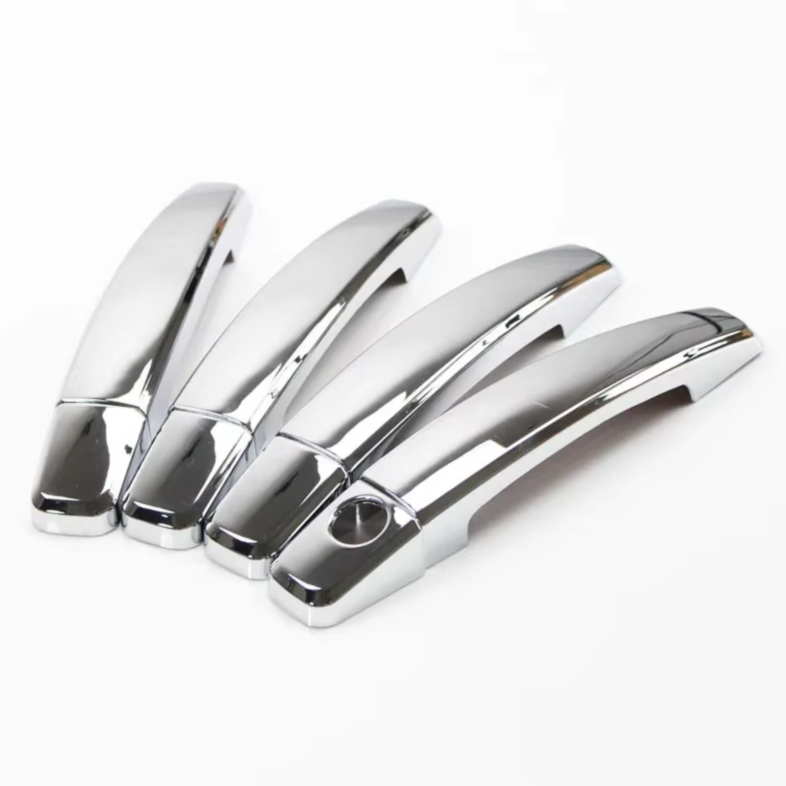 JJRFVBGT Door Handle Trim Compatible with Chevy for Cruze 2008 2009 2010 2011 2012 2013 ABS Trim Chrome Accessories Exterior Door Handle Housing