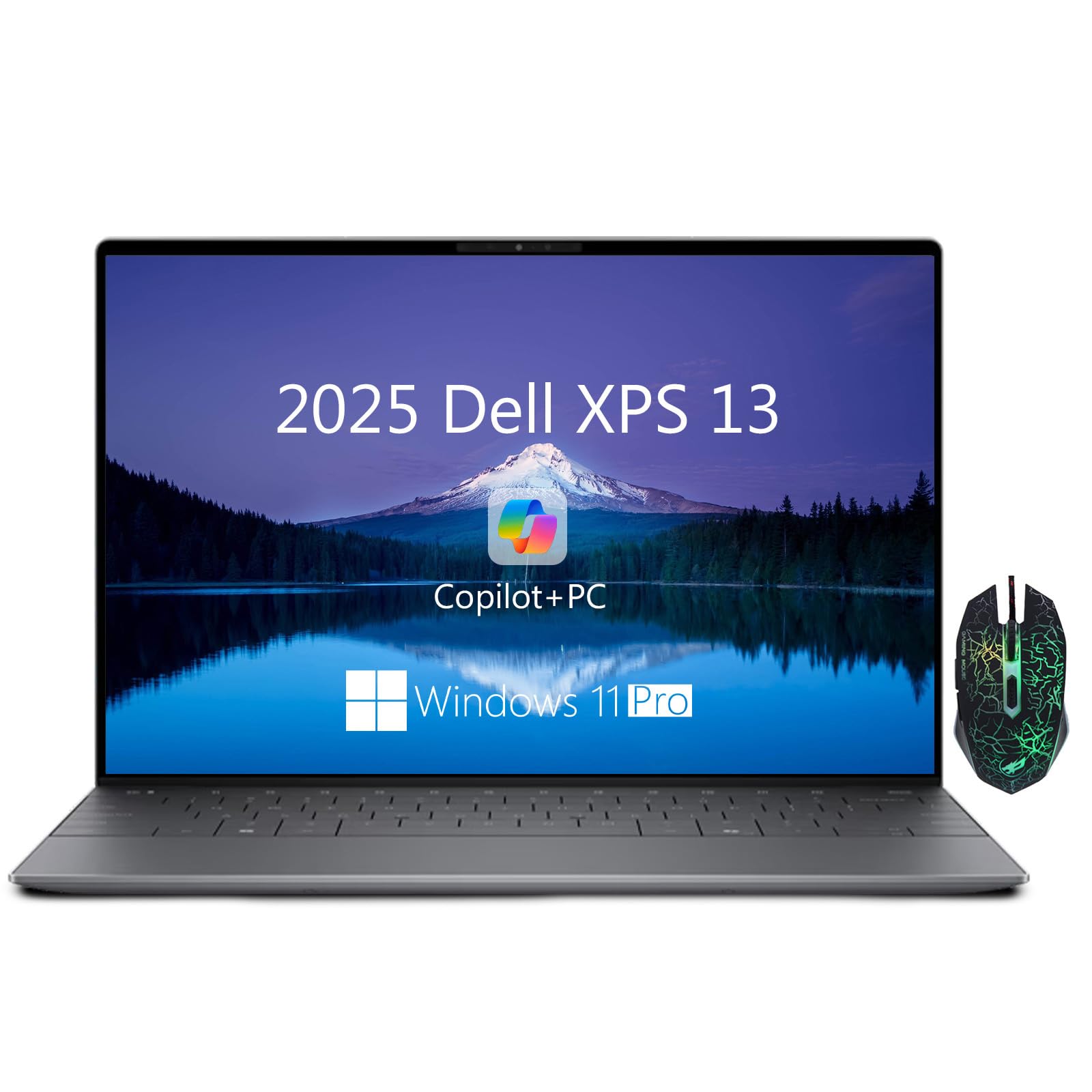 2025 XPS 13 9345 Business Laptop, Copilot AI Laptops Computer, 13.4" FHD+ Display, Snapdragon X Plus, 16GB LPDDR5X RAM, 1TB SSD, Wi-Fi 7, Backlit KB, Fingerprint, Windows 11 Pro