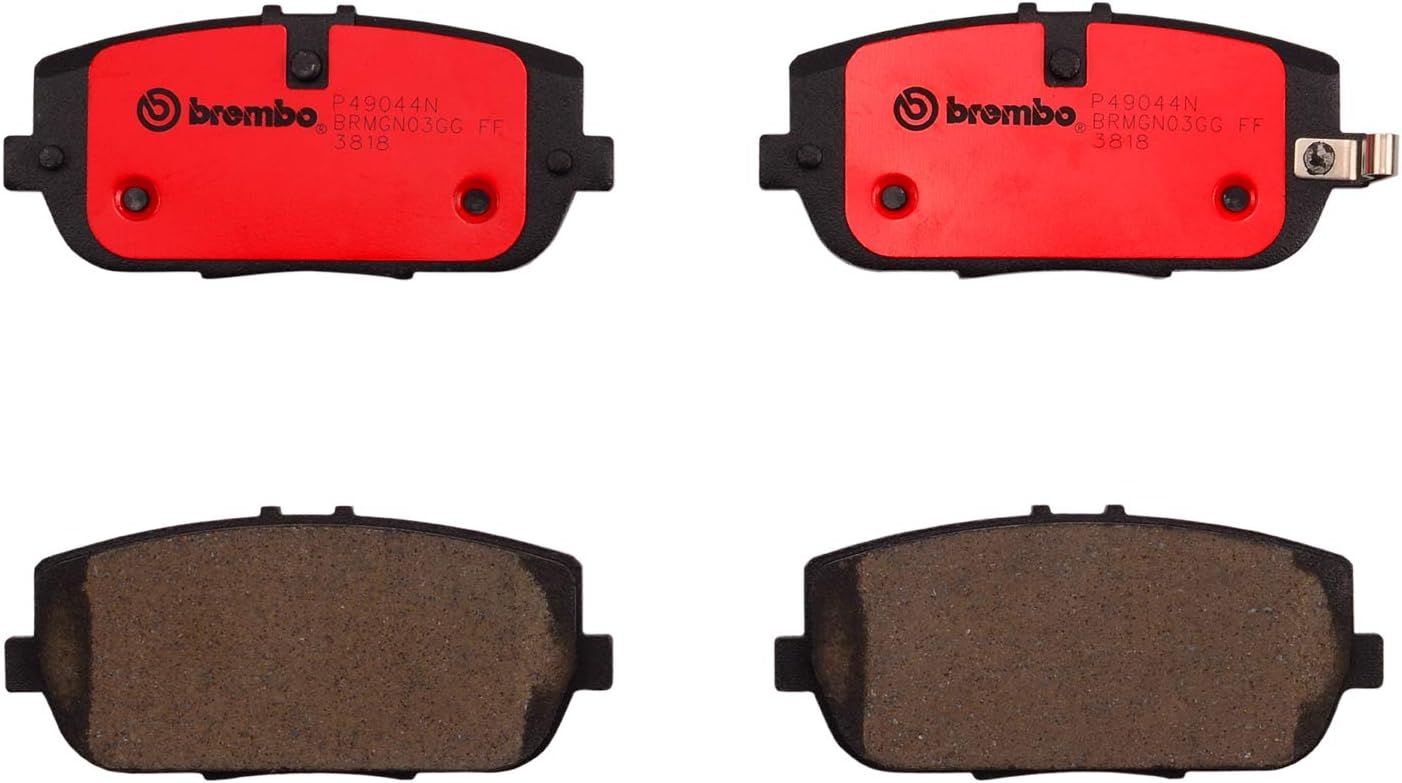 Brembo P49044N Premium Ceramic Rear Disc Brake Pad Set MAZDA OE# NFZ72643Z