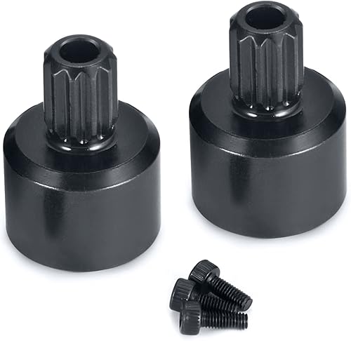 Miniatura 6 de AXSPEED 2 unids/set negro resistente Drive Cup 2 ranuras diseño para 1/5 TRX X-MAXX 8S 7754X RC camión actualización piezas