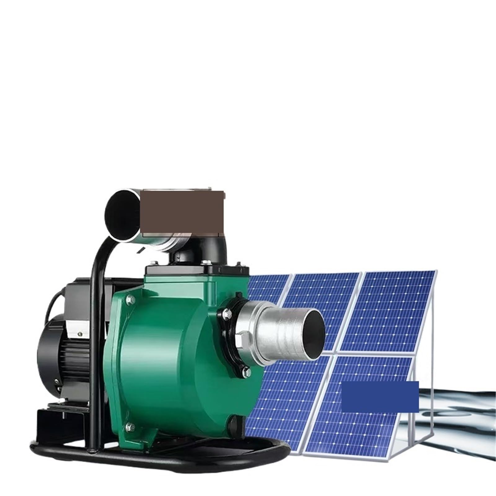 1.1HP Solar Self Prime Water Pump with MPPT Controller 72v DC Portable Booster Pump Max Flow 26T/H Farm Agriculture Irrigation(72v)