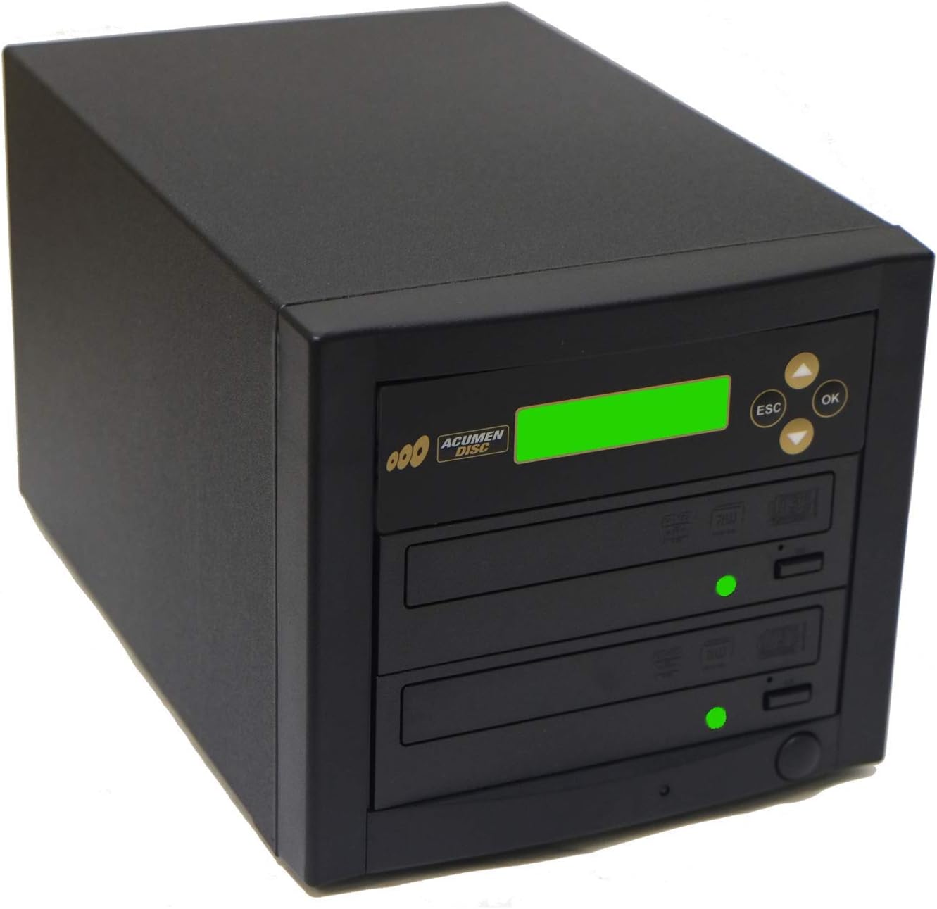 Acumen Disc 1 to 1 Dual Layer Copy Easy CD DVD Duplicator Writer Copier Tower