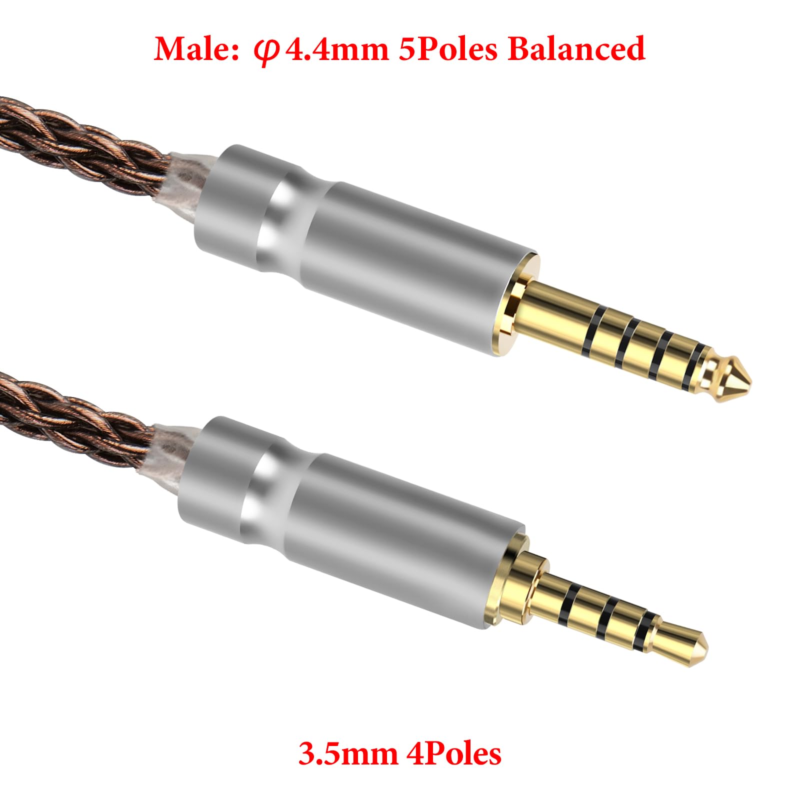 Amazon.com: GEEKRIA Apollo 6NOCC Copper Upgrade Audio Cable