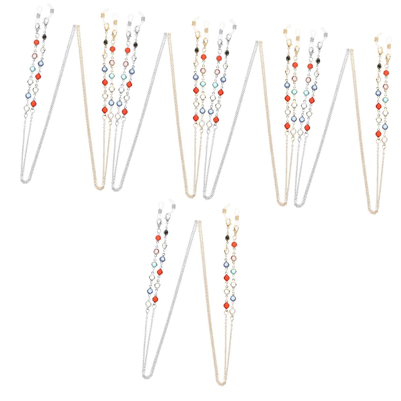 FOMIYES Corda Per Occhiali Catenella Per Occhiali Appesa Collo Occhiali Da Sole Catena Di Occhiali Catena Per Occhiali Accessori Collana Maschera Metallo