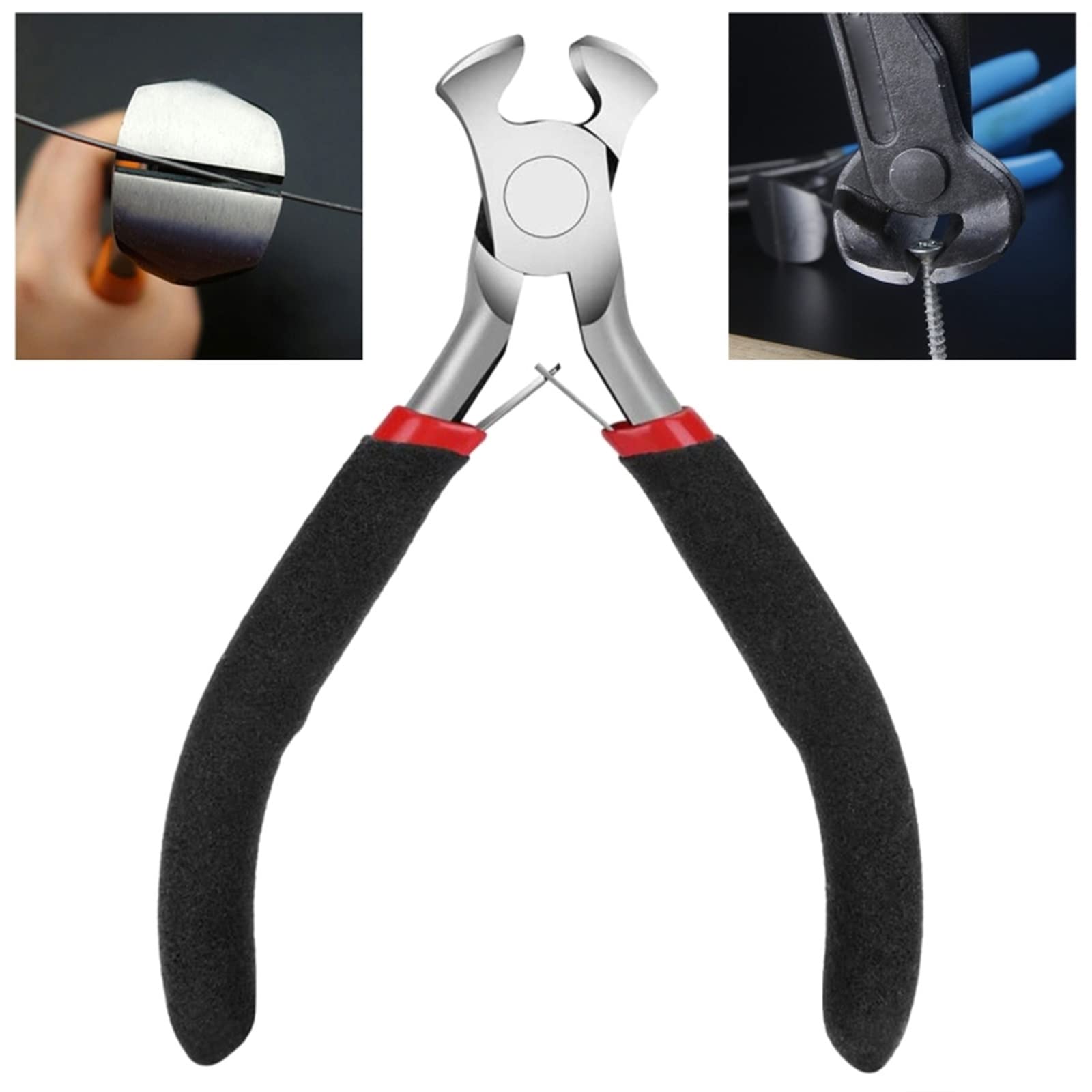 JINGYAN Alicates universales End cutting pliers convenient mini woodworking nail pulling wire end